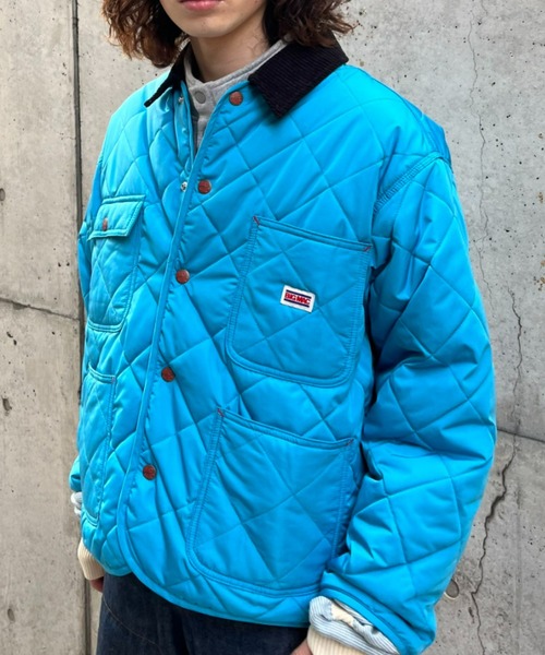 BIG MAC(ビッグマック)の「【BIG MAC/ビッグマック】別注キルティングカバーオールジャケット(カバーオール・レディース・ブラック/オフホワイト/ブルー・SMALL/MEDIUM/LARGE)」の1枚目の写真