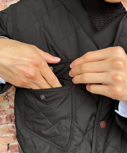 BIG MAC(ビッグマック)の「【BIG MAC/ビッグマック】別注キルティングカバーオールジャケット(カバーオール・レディース・ブラック/オフホワイト/ブルー・SMALL/MEDIUM/LARGE)」の16枚目の写真