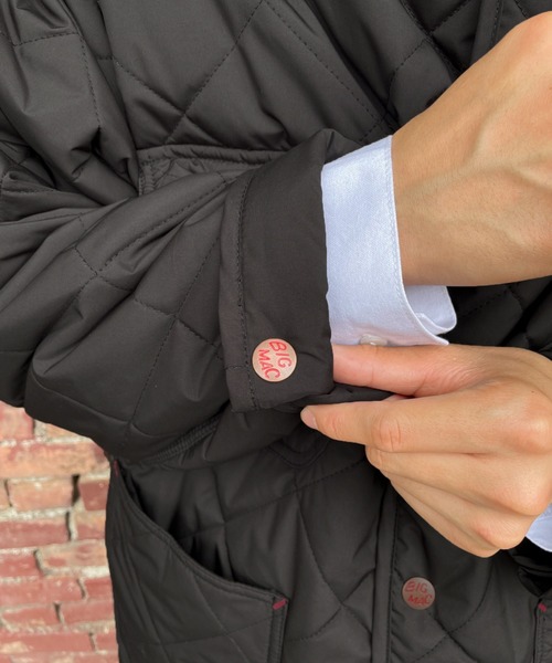 BIG MAC(ビッグマック)の「【BIG MAC/ビッグマック】別注キルティングカバーオールジャケット(カバーオール・レディース・ブラック/オフホワイト/ブルー・SMALL/MEDIUM/LARGE)」の21枚目の写真