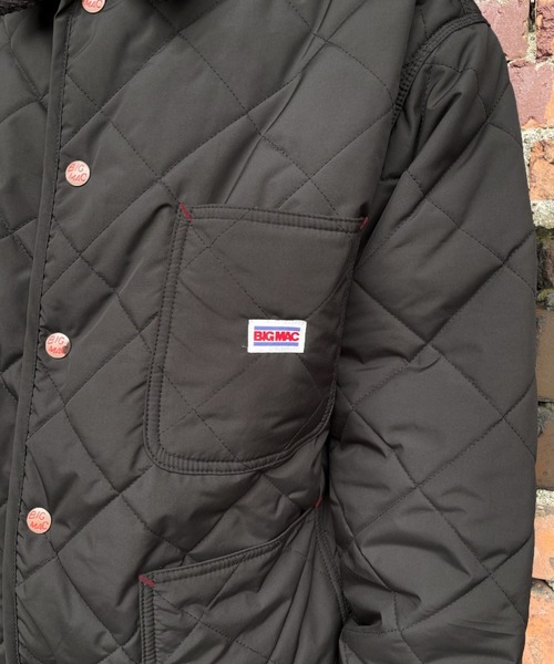 BIG MAC(ビッグマック)の「【BIG MAC/ビッグマック】別注キルティングカバーオールジャケット(カバーオール・レディース・ブラック/オフホワイト/ブルー・SMALL/MEDIUM/LARGE)」の17枚目の写真