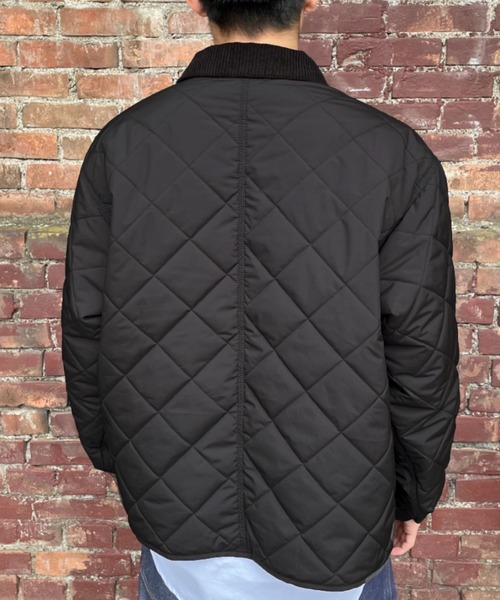 BIG MAC(ビッグマック)の「【BIG MAC/ビッグマック】別注キルティングカバーオールジャケット(カバーオール・レディース・ブラック/オフホワイト/ブルー・SMALL/MEDIUM/LARGE)」の12枚目の写真