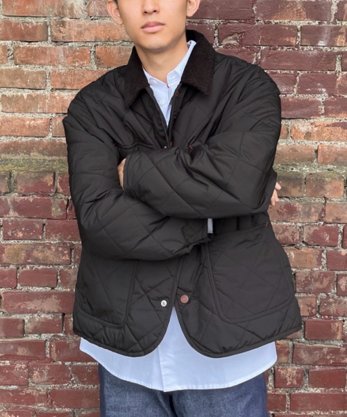 BIG MAC(ビッグマック)の「【BIG MAC/ビッグマック】別注キルティングカバーオールジャケット(カバーオール・レディース・ブラック/オフホワイト/ブルー・SMALL/MEDIUM/LARGE)」の10枚目の写真