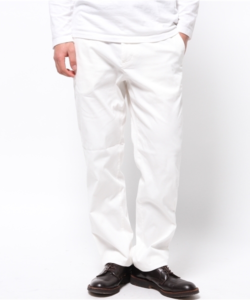 ivory court（アイボリーコート）の「コットン ツイルガーメントパンツ（その他パンツ・メンズ・ネイビー/ブルー系その他/ホワイト/ベージュ・38/36/40）」の2枚目の写真