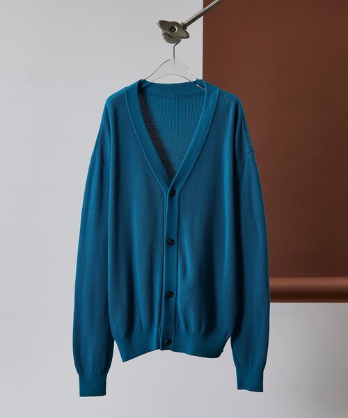 tk.TAKEO KIKUCHI（ティーケータケオキクチ）の「◆カラーニットカーディガン（カーディガン/ボレロ・メンズ・グリーン/マスタード/ワインレッド/ブラック・01/02/03）」の3枚目の写真