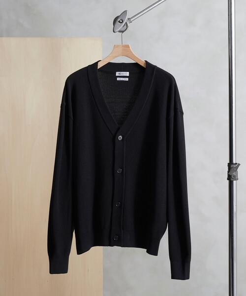 tk.TAKEO KIKUCHI（ティーケータケオキクチ）の「◆カラーニットカーディガン（カーディガン/ボレロ・メンズ・グリーン/マスタード/ワインレッド/ブラック・01/02/03）」の2枚目の写真