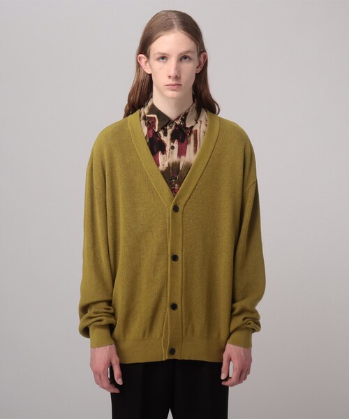 tk.TAKEO KIKUCHI（ティーケータケオキクチ）の「◆カラーニットカーディガン（カーディガン/ボレロ・メンズ・グリーン/マスタード/ワインレッド/ブラック・01/02/03）」の15枚目の写真