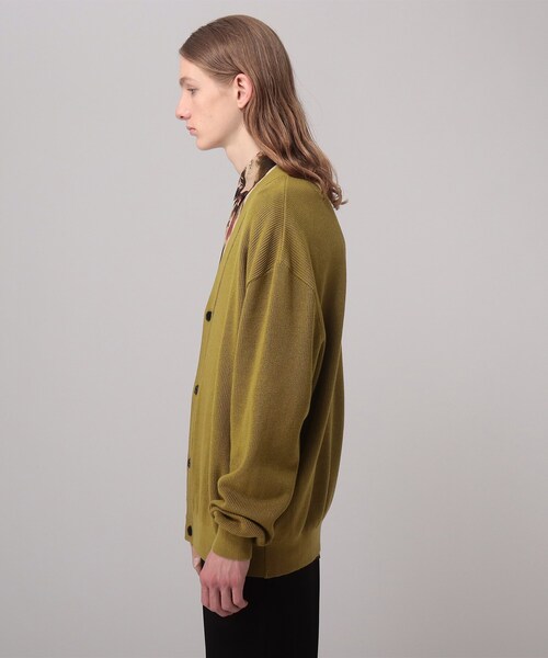 tk.TAKEO KIKUCHI（ティーケータケオキクチ）の「◆カラーニットカーディガン（カーディガン/ボレロ・メンズ・グリーン/マスタード/ワインレッド/ブラック・01/02/03）」の7枚目の写真