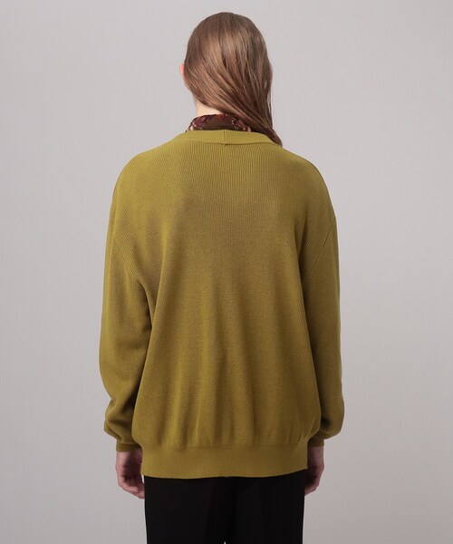 tk.TAKEO KIKUCHI（ティーケータケオキクチ）の「◆カラーニットカーディガン（カーディガン/ボレロ・メンズ・グリーン/マスタード/ワインレッド/ブラック・01/02/03）」の12枚目の写真