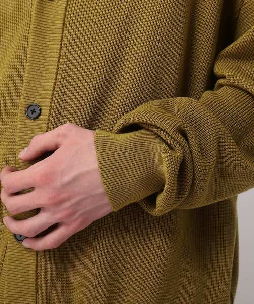 tk.TAKEO KIKUCHI（ティーケータケオキクチ）の「◆カラーニットカーディガン（カーディガン/ボレロ・メンズ・グリーン/マスタード/ワインレッド/ブラック・01/02/03）」の10枚目の写真