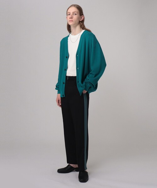 tk.TAKEO KIKUCHI（ティーケータケオキクチ）の「◆カラーニットカーディガン（カーディガン/ボレロ・メンズ・グリーン/マスタード/ワインレッド/ブラック・01/02/03）」の16枚目の写真