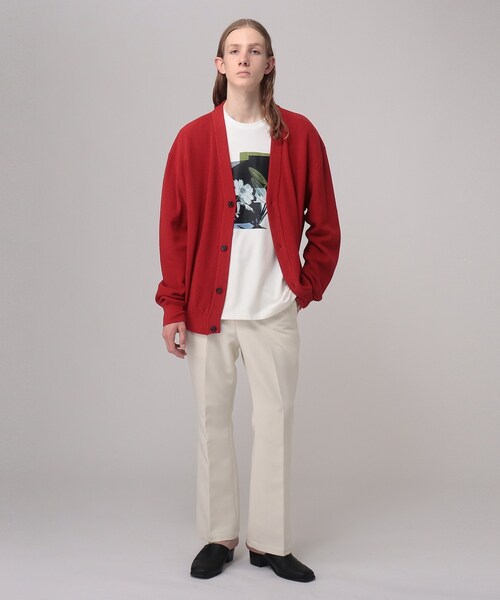 tk.TAKEO KIKUCHI（ティーケータケオキクチ）の「◆カラーニットカーディガン（カーディガン/ボレロ・メンズ・グリーン/マスタード/ワインレッド/ブラック・01/02/03）」の18枚目の写真