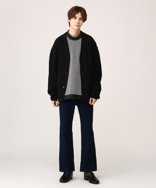 tk.TAKEO KIKUCHI（ティーケータケオキクチ）の「◆カラーニットカーディガン（カーディガン/ボレロ・メンズ・グリーン/マスタード/ワインレッド/ブラック・01/02/03）」の22枚目の写真