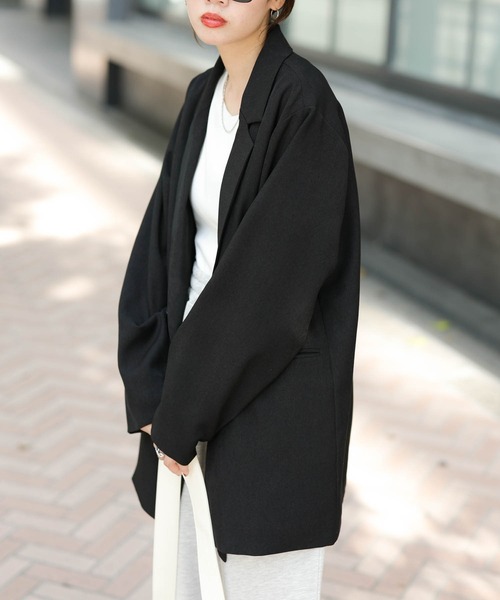 WEGO（ウィゴー）の「WEGO/テーラードジャケット（テーラードジャケット・レディース・ブラック/ベージュ系その他2・FREE）」の20枚目の写真