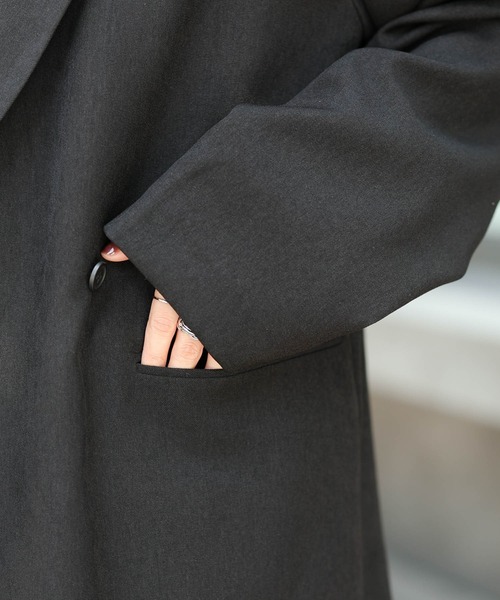 WEGO（ウィゴー）の「WEGO/テーラードジャケット（テーラードジャケット・レディース・ブラック/ベージュ系その他2・FREE）」の8枚目の写真