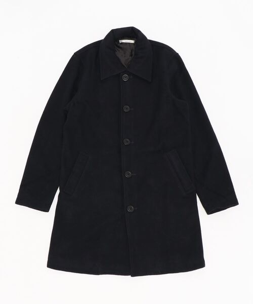 hardcover（ハードカバー）の「【z】【hardcover】メルトンWOOLコート（ステンカラーコート・レディース・ネイビー・MEDIUM）」の7枚目の写真