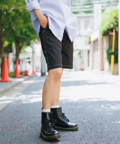 STUSSY（ステューシー）の「STUSSY/ステューシー Poly Cotton Work ショーツ（カーゴパンツ・メンズ・ブラック・28）」の4枚目の写真