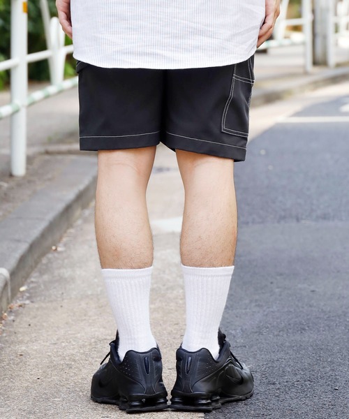 STUSSY（ステューシー）の「STUSSY/ステューシー Poly Cotton Work ショーツ（カーゴパンツ・メンズ・ブラック・28）」の2枚目の写真
