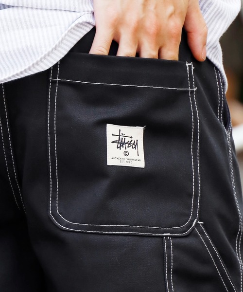 STUSSY（ステューシー）の「STUSSY/ステューシー Poly Cotton Work ショーツ（カーゴパンツ・メンズ・ブラック・28）」の19枚目の写真