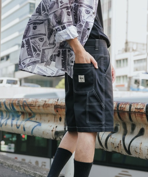 STUSSY（ステューシー）の「STUSSY/ステューシー Poly Cotton Work ショーツ（カーゴパンツ・メンズ・ブラック・28）」の14枚目の写真
