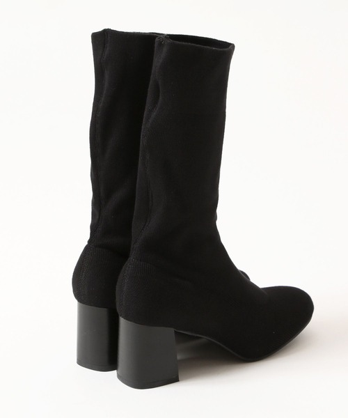 Andemiu（アンデミュウ）の「ニットブーツ156870（ブーツ・レディース・オフホワイト/ブラック・SMALL/MEDIUM/LARGE）」の3枚目の写真