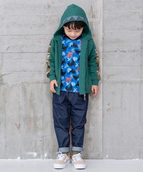 RAGMART（ラグマート）の「ジップアップパーカー（パーカー・キッズ・ネイビー/グリーン・130cm/100cm/120cm/110cm）」の6枚目の写真