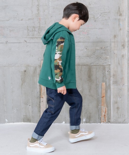 RAGMART（ラグマート）の「ジップアップパーカー（パーカー・キッズ・ネイビー/グリーン・130cm/100cm/120cm/110cm）」の4枚目の写真