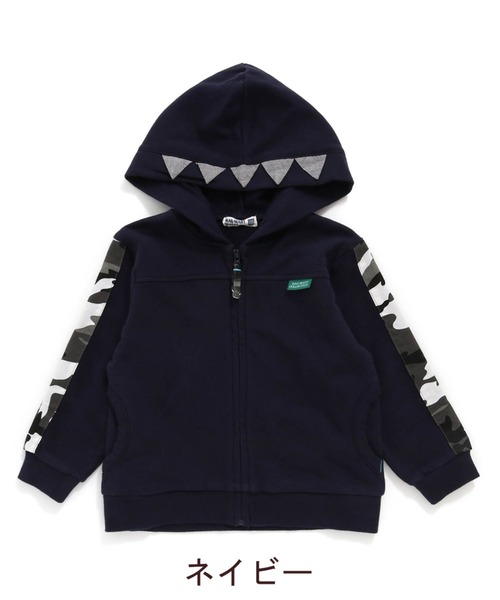 RAGMART（ラグマート）の「ジップアップパーカー（パーカー・キッズ・ネイビー/グリーン・130cm/100cm/120cm/110cm）」の12枚目の写真