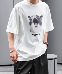 アソートキャットプリントルーズTシャツ