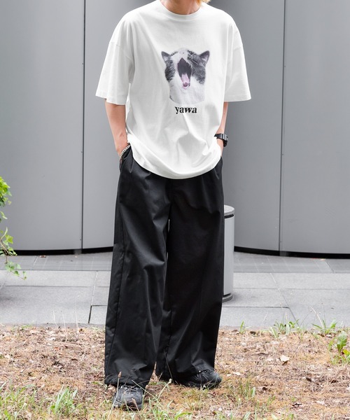 kutir(クティール)の「アソートキャットプリントルーズTシャツ(Tシャツ/カットソー・メンズ・ホワイト系その他/ホワイト系その他2/ホワイト系その他3・MEDIUM/LARGE)」の6枚目の写真