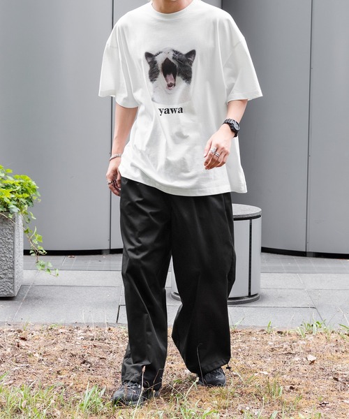 kutir(クティール)の「アソートキャットプリントルーズTシャツ(Tシャツ/カットソー・メンズ・ホワイト系その他/ホワイト系その他2/ホワイト系その他3・MEDIUM/LARGE)」の7枚目の写真