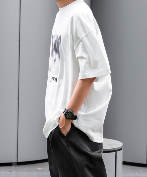kutir(クティール)の「アソートキャットプリントルーズTシャツ(Tシャツ/カットソー・メンズ・ホワイト系その他/ホワイト系その他2/ホワイト系その他3・MEDIUM/LARGE)」の11枚目の写真