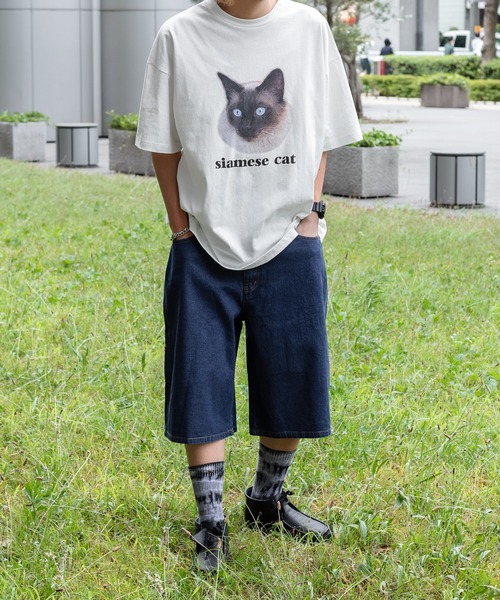 kutir(クティール)の「アソートキャットプリントルーズTシャツ(Tシャツ/カットソー・メンズ・ホワイト系その他/ホワイト系その他2/ホワイト系その他3・MEDIUM/LARGE)」の22枚目の写真