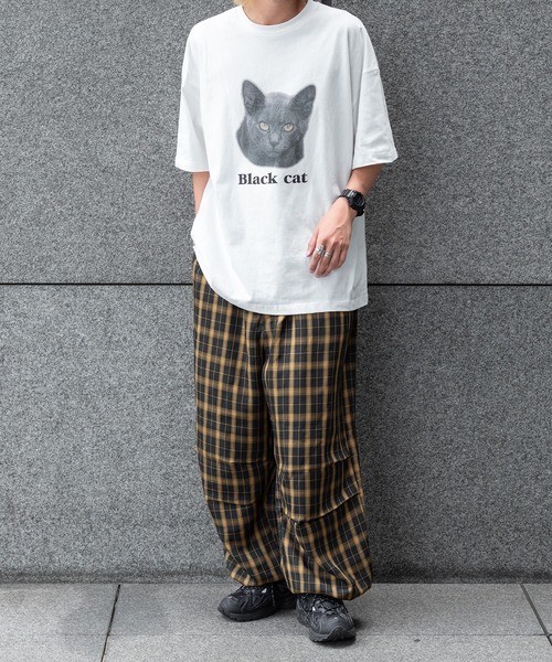 kutir(クティール)の「アソートキャットプリントルーズTシャツ(Tシャツ/カットソー・メンズ・ホワイト系その他/ホワイト系その他2/ホワイト系その他3・MEDIUM/LARGE)」の14枚目の写真