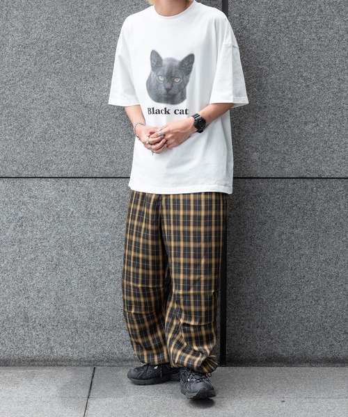kutir(クティール)の「アソートキャットプリントルーズTシャツ(Tシャツ/カットソー・メンズ・ホワイト系その他/ホワイト系その他2/ホワイト系その他3・MEDIUM/LARGE)」の15枚目の写真