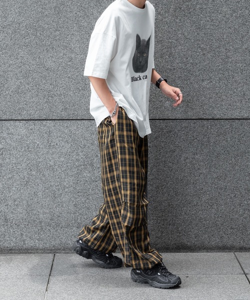 kutir(クティール)の「アソートキャットプリントルーズTシャツ(Tシャツ/カットソー・メンズ・ホワイト系その他/ホワイト系その他2/ホワイト系その他3・MEDIUM/LARGE)」の16枚目の写真
