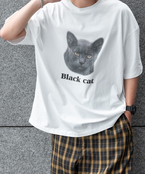 kutir(クティール)の「アソートキャットプリントルーズTシャツ(Tシャツ/カットソー・メンズ・ホワイト系その他/ホワイト系その他2/ホワイト系その他3・MEDIUM/LARGE)」の18枚目の写真
