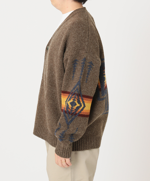 PENDLETON（ペンドルトン）の「【PENDLETON / ペンドルトン】別注 ジャガードカーディガン（カーディガン/ボレロ・メンズ・ブラック/ベージュ/ネイビー/ブラウン・MEDIUM/LARGE）」の19枚目の写真