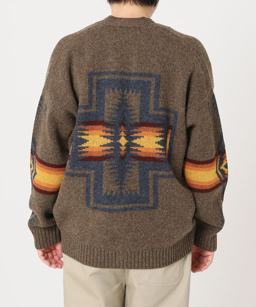 PENDLETON（ペンドルトン）の「【PENDLETON / ペンドルトン】別注 ジャガードカーディガン（カーディガン/ボレロ・メンズ・ブラック/ベージュ/ネイビー/ブラウン・MEDIUM/LARGE）」の13枚目の写真