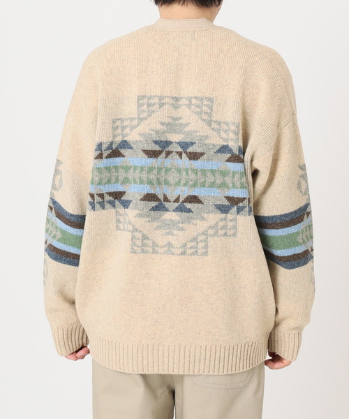 PENDLETON（ペンドルトン）の「【PENDLETON / ペンドルトン】別注 ジャガードカーディガン（カーディガン/ボレロ・メンズ・ブラック/ベージュ/ネイビー/ブラウン・MEDIUM/LARGE）」の15枚目の写真