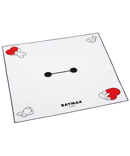 BAYBLO(ベイブロ)の「(SK)ハンカチにも使える ランチクロス(お弁当箱・キッズ・ホワイト×ブラック/ホワイト×レッド・ONE SIZE)」の3枚目の写真