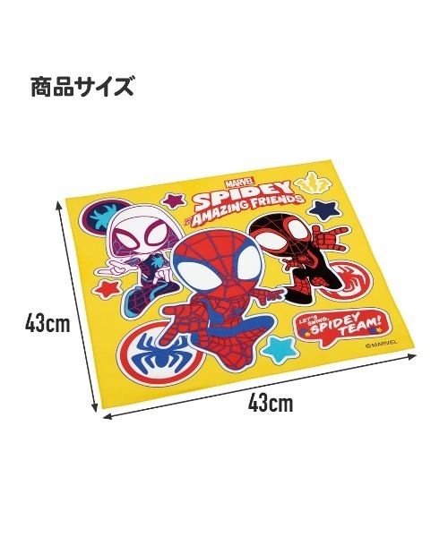 BAYBLO(ベイブロ)の「(SK)ハンカチにも使える ランチクロス(お弁当箱・キッズ・ホワイト×ブラック/ホワイト×レッド・ONE SIZE)」の6枚目の写真