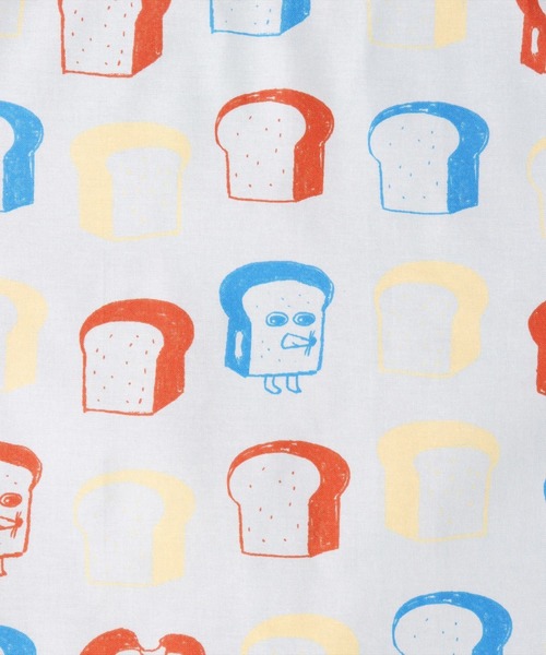 BAYBLO(ベイブロ)の「(SK)ハンカチにも使える ランチクロス(お弁当箱・キッズ・ホワイト×ブラック/ホワイト×レッド・ONE SIZE)」の11枚目の写真