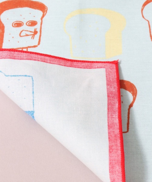 BAYBLO(ベイブロ)の「(SK)ハンカチにも使える ランチクロス(お弁当箱・キッズ・ホワイト×ブラック/ホワイト×レッド・ONE SIZE)」の13枚目の写真