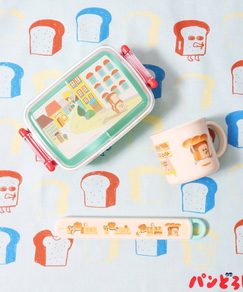 BAYBLO(ベイブロ)の「(SK)ハンカチにも使える ランチクロス(お弁当箱・キッズ・ホワイト×ブラック/ホワイト×レッド・ONE SIZE)」の14枚目の写真