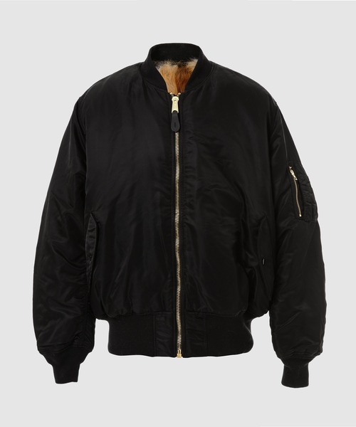 BLESS（ブレス）の「RICHMANPOORMAN BOMBER（ブルゾン・メンズ・レッド系その他/ブラック系その他・XL）」の2枚目の写真