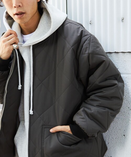 【美品】INDEPENDENT ダイヤキルト ブルゾン ブラック XL リバイバルアイテム》ダイヤキルトブルゾン | NICE CLAUP