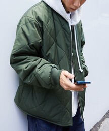 FREAK'S STORE（フリークスストア）の「WEB限定 ビッグシルエット ダイヤキルト リブブルゾン/キルティングジャケット（ブルゾン・メンズ）」