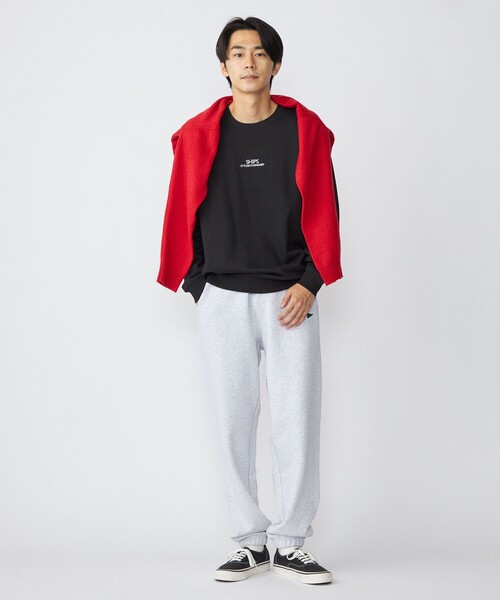 SHIPS（シップス）の「*SHIPS: STYLISH STANDARD ロゴ 刺繍 スウェット（スウェット・メンズ・ホワイト/ブラック/ネイビー/グレー・SMALL/MEDIUM/LARGE/X-LARGE）」の8枚目の写真