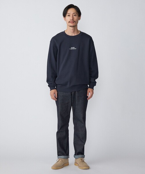 SHIPS（シップス）の「*SHIPS: STYLISH STANDARD ロゴ 刺繍 スウェット（スウェット・メンズ・ホワイト/ブラック/ネイビー/グレー・SMALL/MEDIUM/LARGE/X-LARGE）」の9枚目の写真