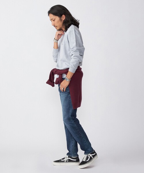 SHIPS（シップス）の「*SHIPS: STYLISH STANDARD ロゴ 刺繍 スウェット（スウェット・メンズ・ホワイト/ブラック/ネイビー/グレー・SMALL/MEDIUM/LARGE/X-LARGE）」の10枚目の写真